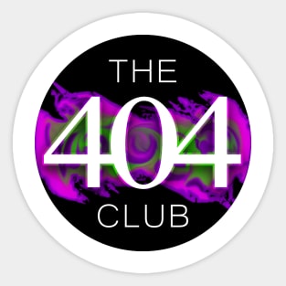 The 404 Club: Thermal Edition Sticker